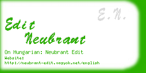 edit neubrant business card